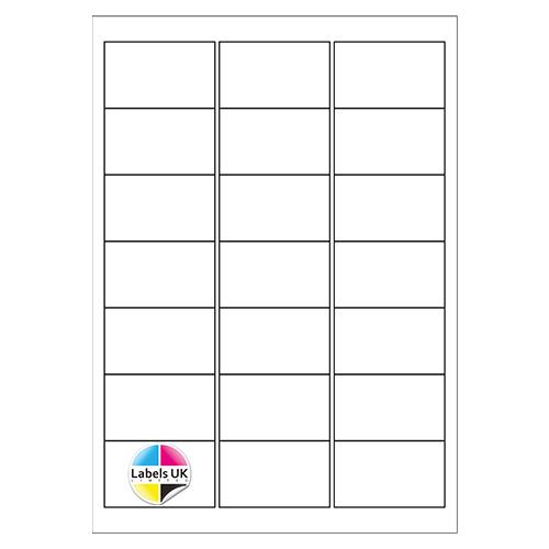 63.5 x 38.1 A4 Laser Sheets